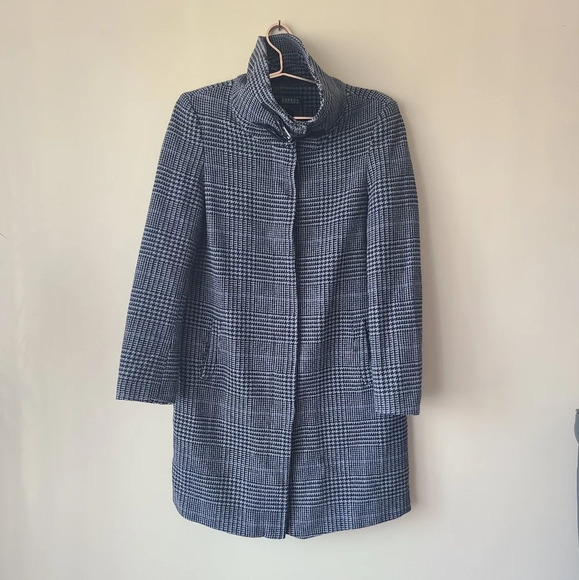 Lauren Ralph Lauren Women's Coat Size 16 Houndstooth Print - Picture 1 of 11